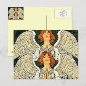 Pax Angel Twin Postcard Postkarte (Vorne/Hinten)