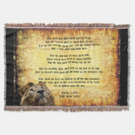 Pax Christos, Löwe mit Isaiah 11:6-9 Decke