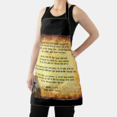 Pax Christos, Löwe mit Isaiah 11:6-9 Schürze (InSitu)