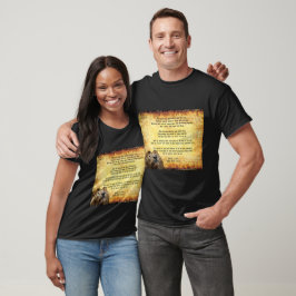 Pax Christos, Löwe mit Isaiah 11:6-9 T-Shirt
