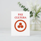 Pax Cultura Stationary Postkarte (Stehend Vorderseite)