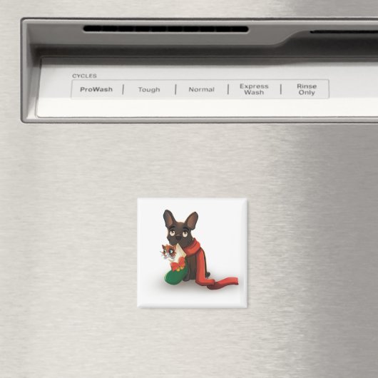 Pax & Huey Christmas Stocking Magnet (In Situ (Geschirrspüler))