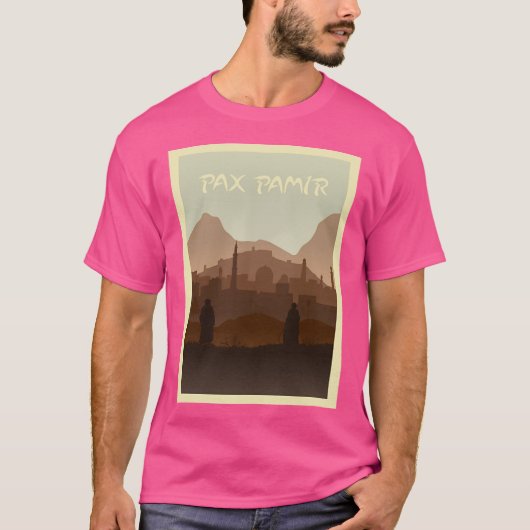 Pax Pamir - Brettspiele - Minimalistisches Reisepl T-Shirt (Vorderseite)