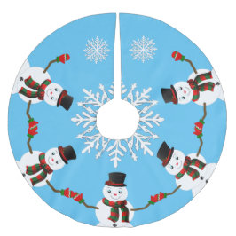 Pax the snowman polyester weihnachtsbaumdecke
