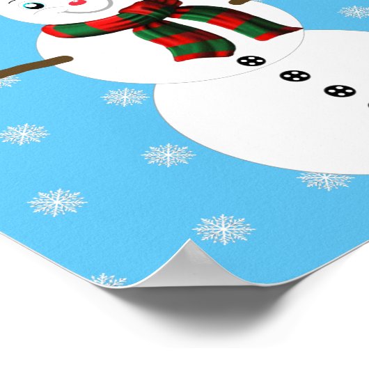 Pax the snowman poster (Ecke)