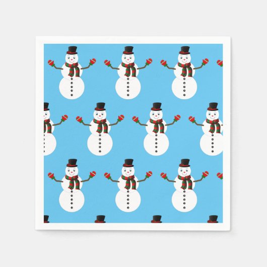 pax the snowman  serviette (Vorderseite)