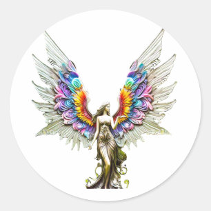 Paxia WindwhisperFairy Runder Aufkleber