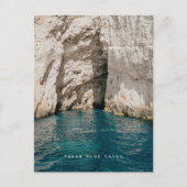 Paxos Blue Caves Greece Coastal Postkarte (Vorderseite)