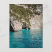 Paxos Caves Greece Coastal Postcard (no text) Postkarte (Vorderseite)