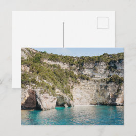 Paxos Caves Greece Coastal Postcard (no text) Postkarte