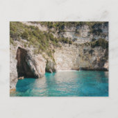 Paxos Caves Greece Coastal Postcard (no text) Postkarte (Vorderseite)