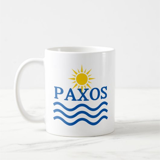 PAXOS Griechenland, Sun Waves Kaffeetasse (Links)