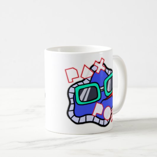 PaxPox Cyborg Tasse (VorderseiteRechts)