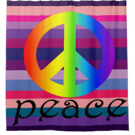 Paxspiration Friedensduschvorhang Duschvorhang