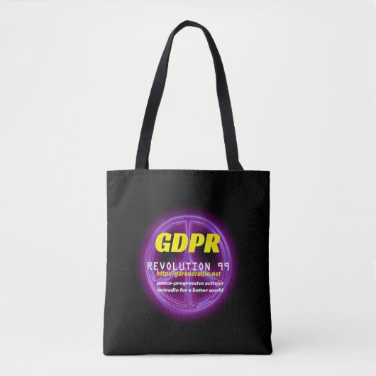 Paxspiration GDPR grundlegende schwarze Tasche (Vorderseite)