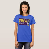 Paxspiration GDPR Krawatten-T-Shirt T-Shirt (Vorne ganz)