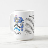 Paxton, der Ursprung, die Bedeutung und das Wappen Kaffeetasse (Vorderseite Links)