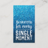 Pay it Forward Random Act of Kindness Aqua Blue Visitenkarte (Vorderseite)