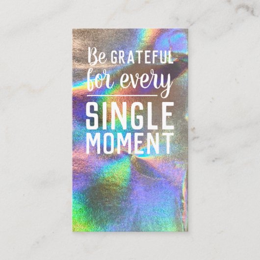 Pay it Forward Random Act of Kindness Gratitude Visitenkarte (Vorderseite)