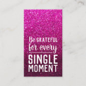 Pay it Forward Random Act of Kindness Hot Pink Visitenkarte (Vorderseite)