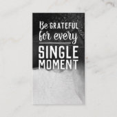 Pay it Forward Random Act of Kindness Monochrome Visitenkarte (Vorderseite)