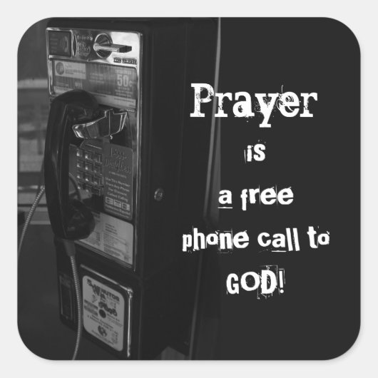 Pay Phone to God Stickers (Vorderseite)