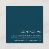 Pay Print Animal Care Quadratische Visitenkarte (Rückseite)