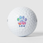 Pay Print Icon Mit Monogramm Golfballs Golfball (Vorderseite)