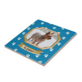 Pay Print Pet Foto Blau Fliese (Seite)