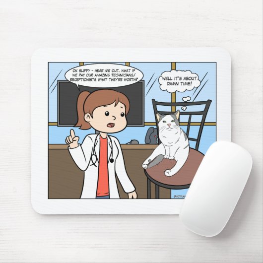 Pay Vet Tech ist das, was sie sind Mäusepad wert Mousepad (Mit Mouse)