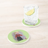 Payaso/Pallaso/Clown Getränkeuntersetzer (Seite)