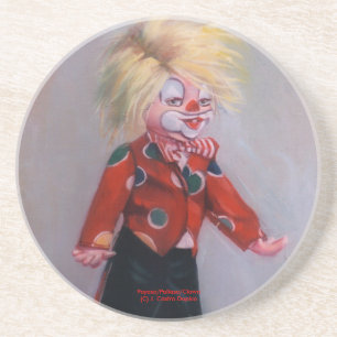 Payaso/Pallaso/Clown Getränkeuntersetzer