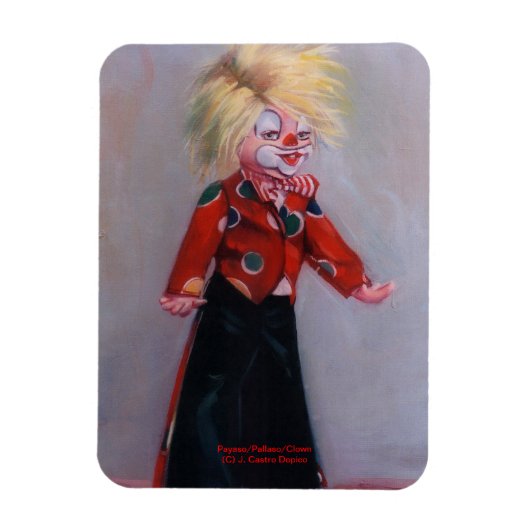 Payaso/Pallaso/Clown Magnet (Vertikal)
