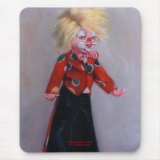 Payaso/Pallaso/Clown Mousepad (Vorne)