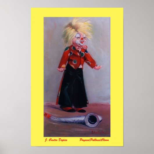 Payaso/Pallaso/Clown Poster (Vorne)