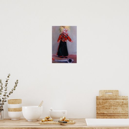 Payaso/Pallaso/Clown Poster (Küche)