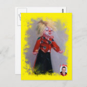 Payaso/Pallaso/Clown Postkarte (Vorne/Hinten)