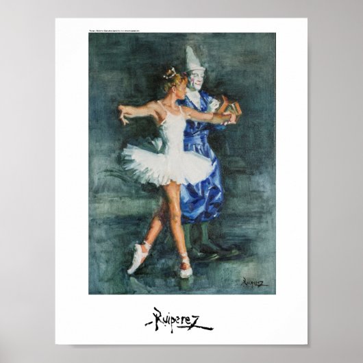 Payaso y Bailarina, by Ruiperez Poster (Vorne)