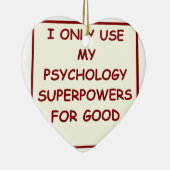 paychology Psychologe Keramik Ornament (Rechts)