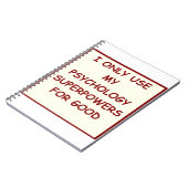 paychology Psychologe Notizblock (Linke Seite)