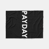 Payday Boxing Mixed Martial Arts Funny Fleecedecke (Vorderseite (Horizontal))