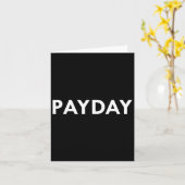 Payday Boxing Mixed Martial Arts Funny Karte (Gelbe Blume)