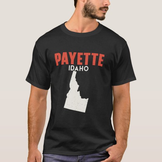 Payette Idaho USA Staat Amerika Reisen Idahoan T-Shirt (Vorderseite)