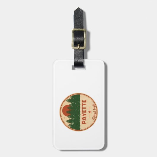 Payette National Forest Gepäckanhänger (Vorderseite vertikal)