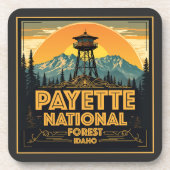 Payette National Forest Idaho Getränkeuntersetzer (Vorderseite)