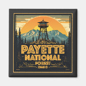 Payette National Forest Idaho Magnet (Vorne)