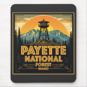 Payette National Forest Idaho Mousepad (Vorne)