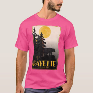 Payette National Forest Idaho Oversized auf Deutsc T-Shirt