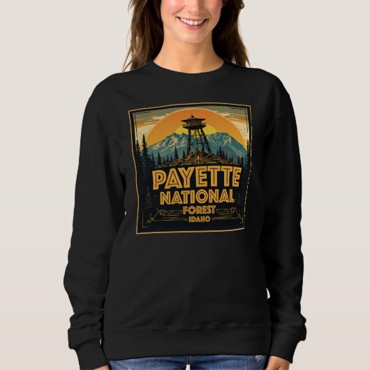 Payette National Forest Idaho Sweatshirt (Vorderseite)