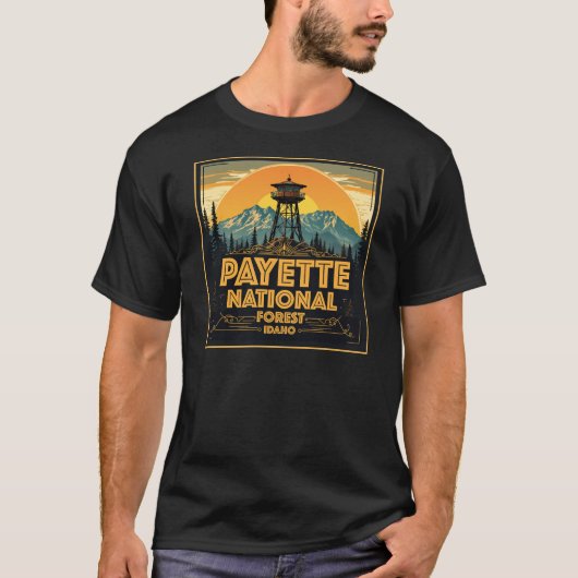 Payette National Forest Idaho T-Shirt (Vorderseite)
